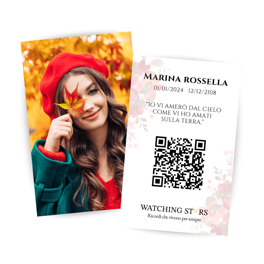 Card NFC — oggetto commemorativo NFC per memoriale digitale