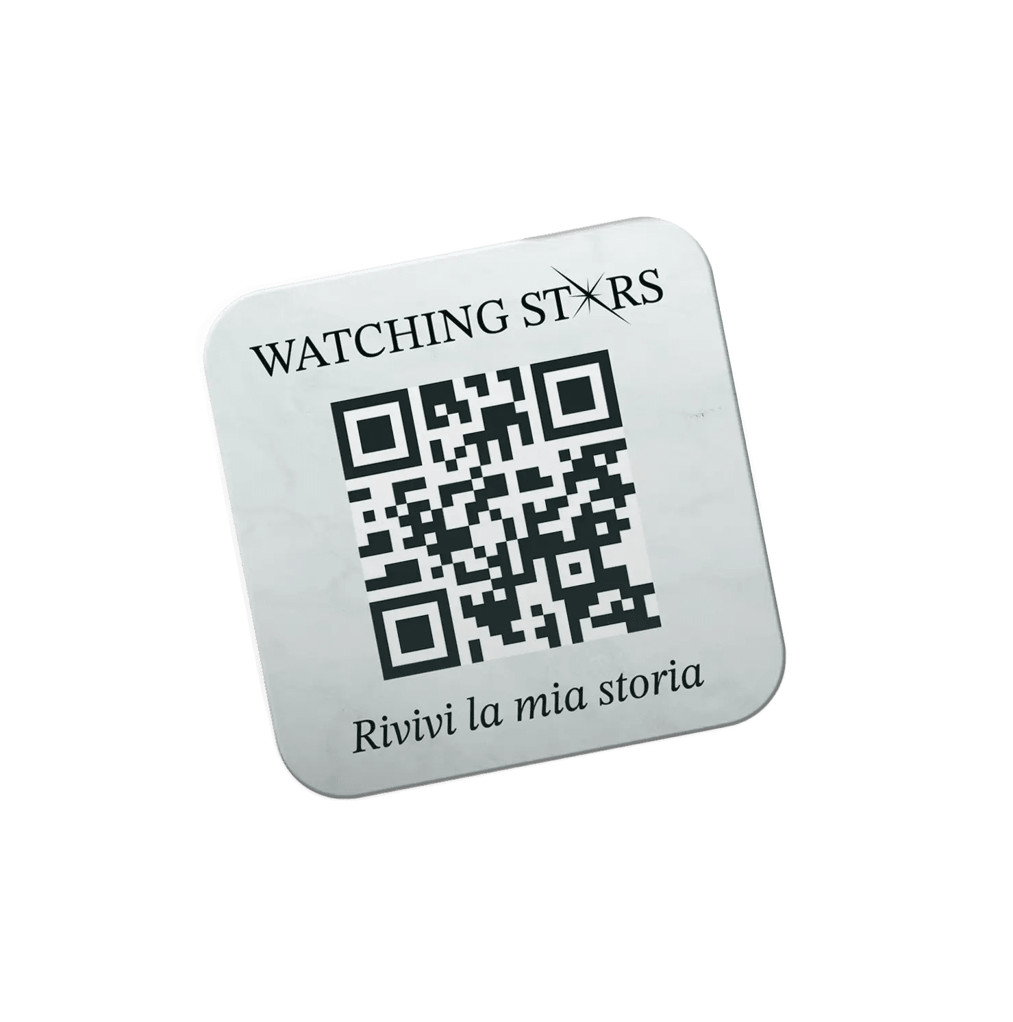 Medaglione in Ceramica — oggetto commemorativo NFC per memoriale digitale